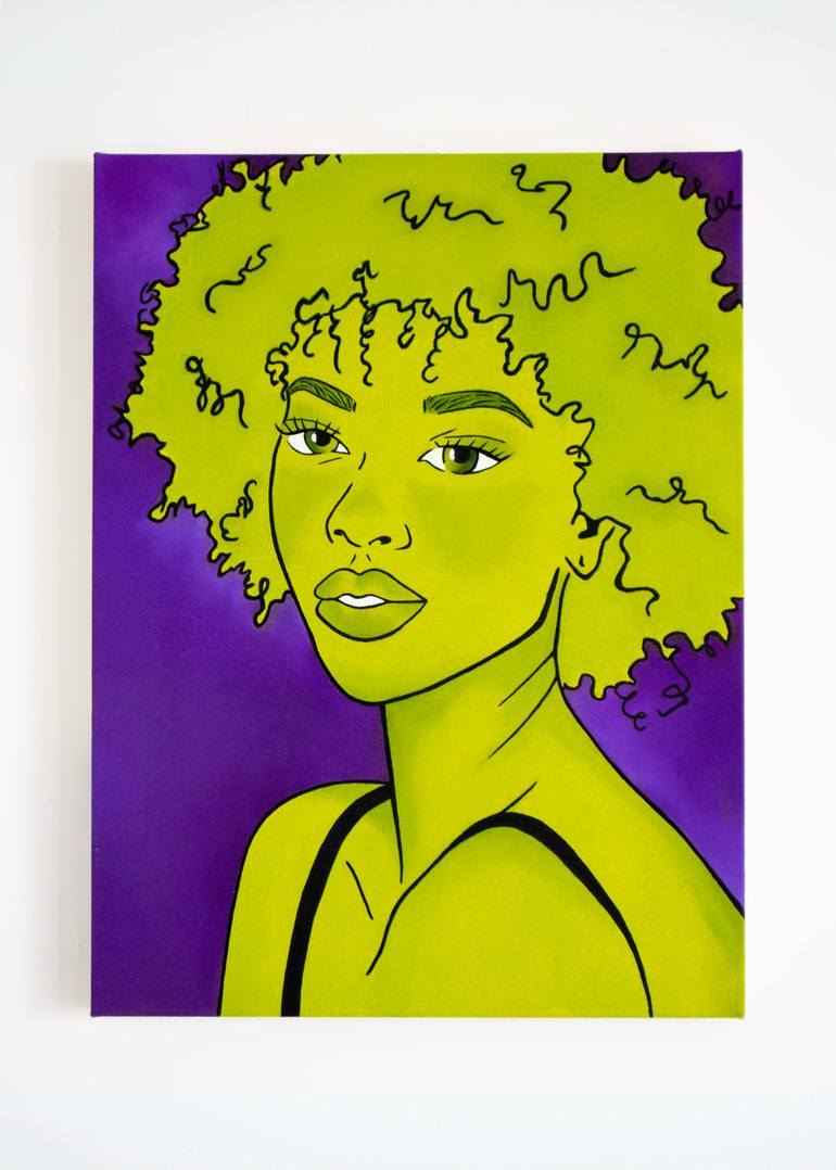 Original Figurative Women Painting by Reni Soares