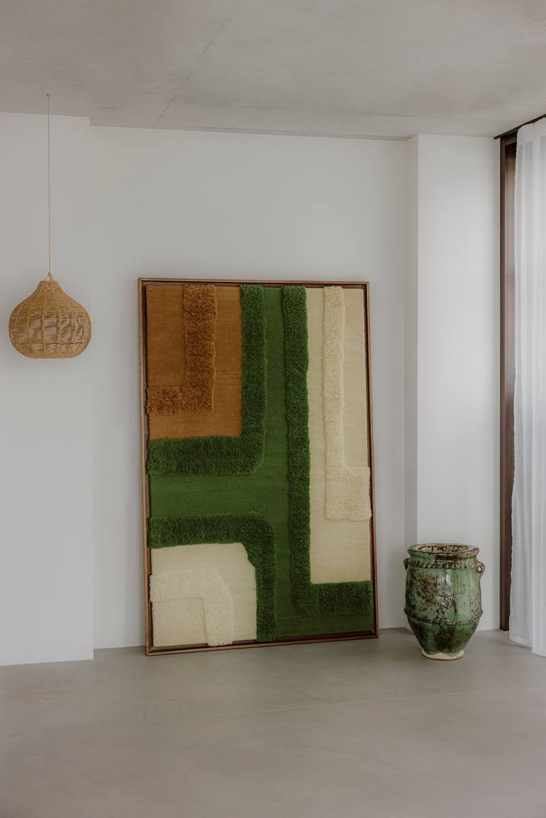 Original Installation Art Patterns Mixed Media by Khalida Toukkani