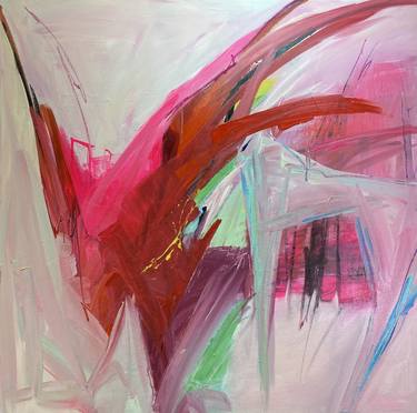 Original Abstract Painting by Francoise Leblanc