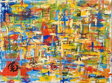 Print of Abstract Paintings by Bismark Welbeck