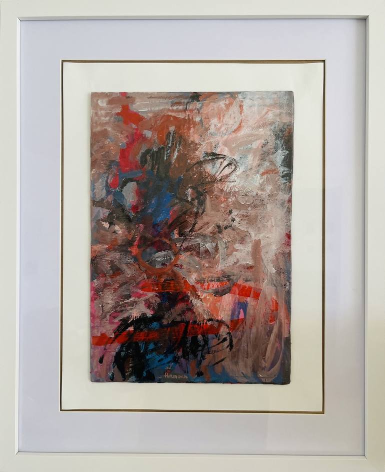 Original Abstract Painting by Hanoch Ulfan