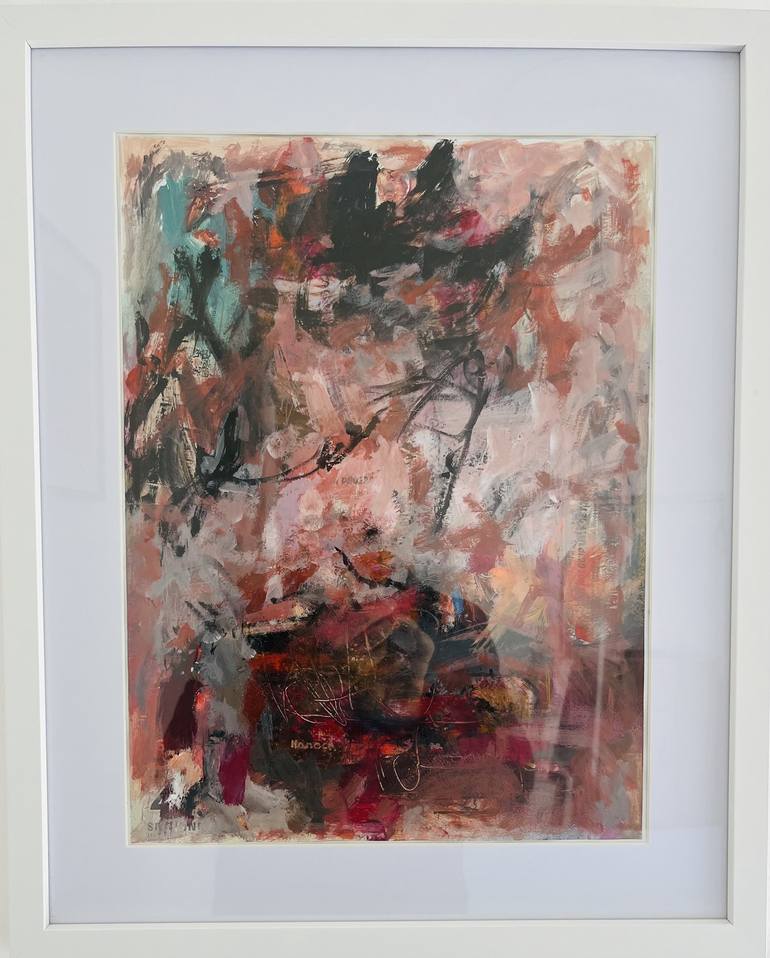 Original Abstract Painting by Hanoch Ulfan