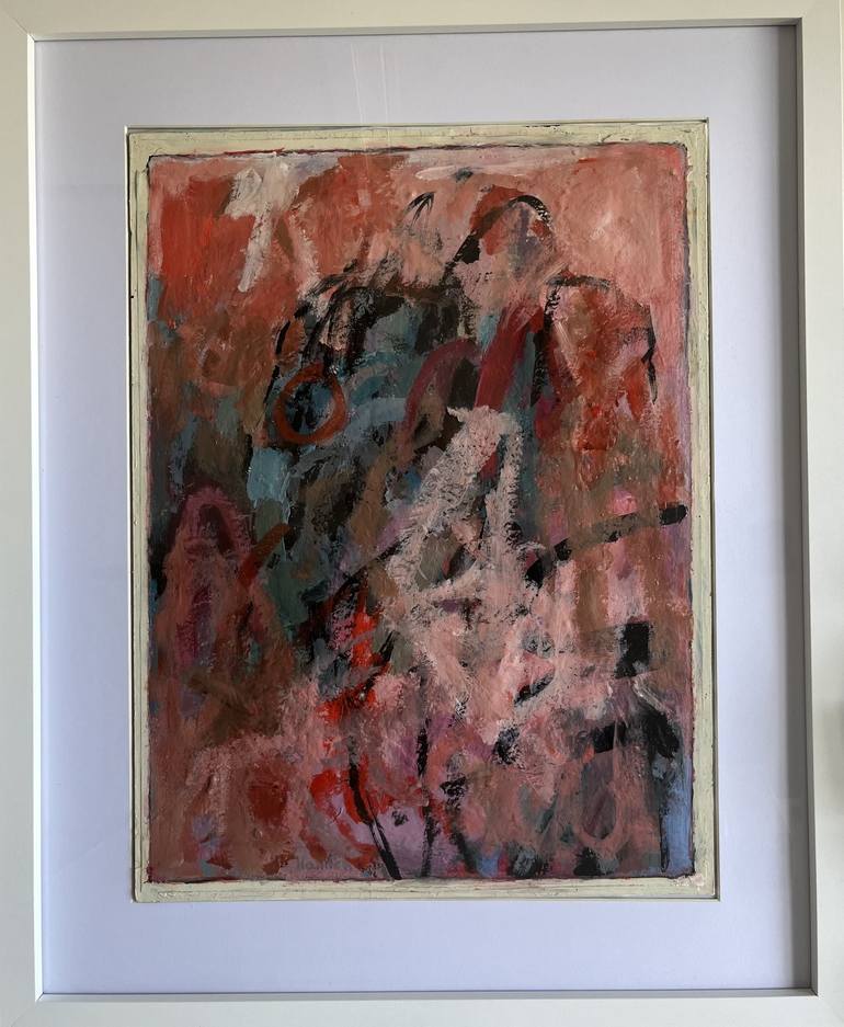 Original Abstract Painting by Hanoch Ulfan