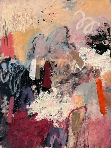 Original Abstract Expressionism Abstract Paintings by Hanoch Ulfan