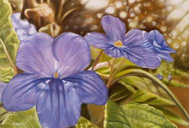 Original Floral Paintings by Louise N