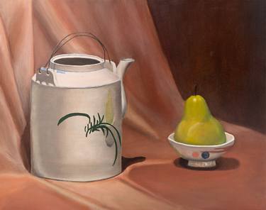 Original Still Life Paintings by Louise N