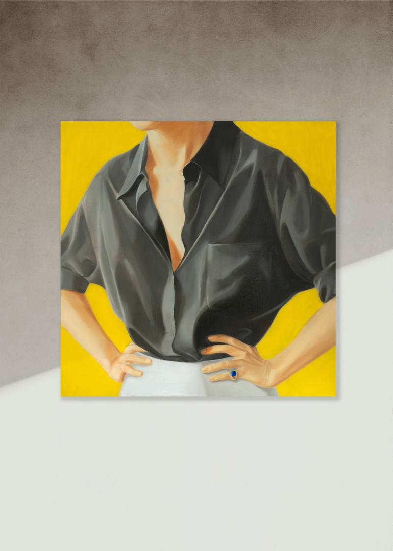 Original Figurative Fashion Painting by Ara Youn