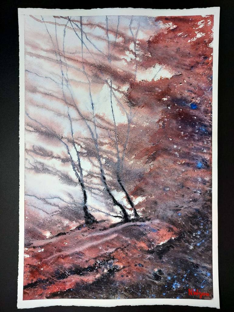Original Abstract Landscape Painting by Neil Wrynne
