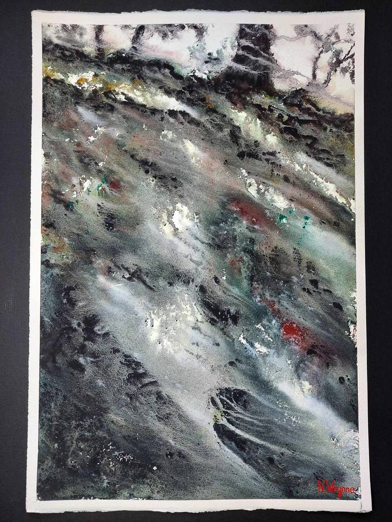 Original Abstract Expressionism Landscape Painting by Neil Wrynne