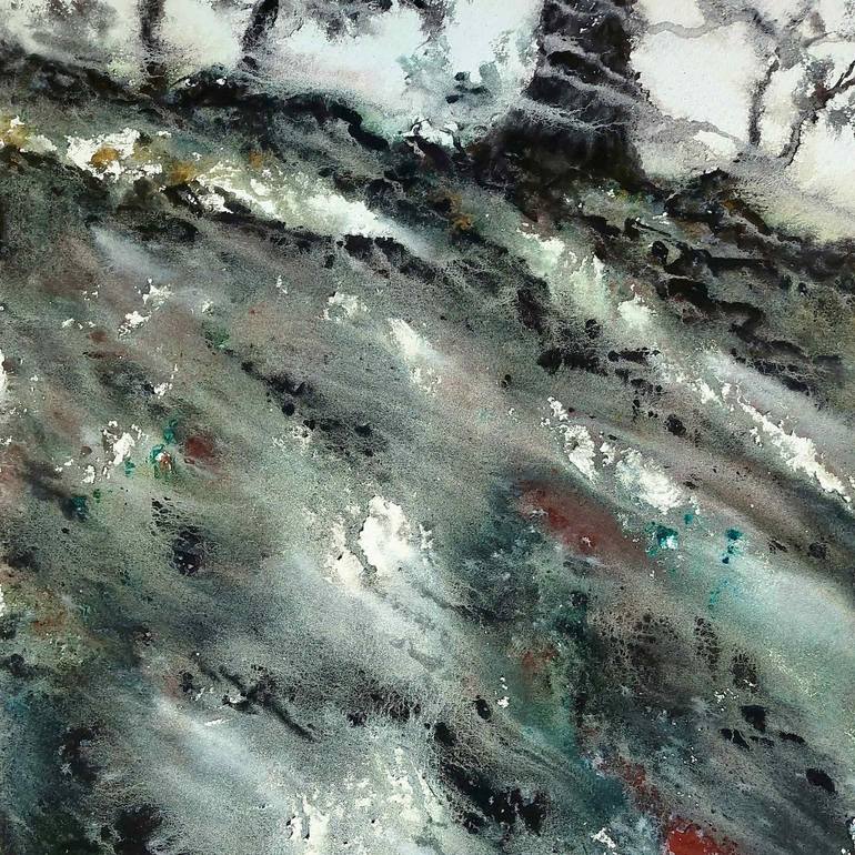 Original Abstract Expressionism Landscape Painting by Neil Wrynne