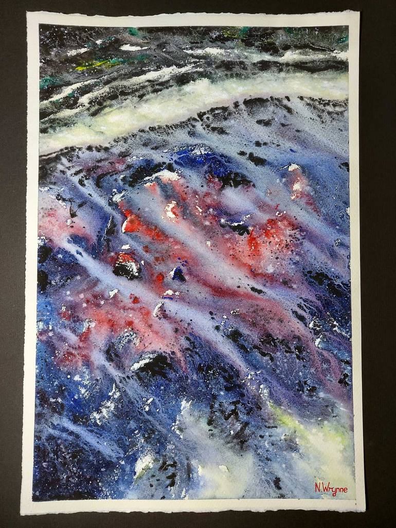 Original Abstract Expressionism Abstract Painting by Neil Wrynne