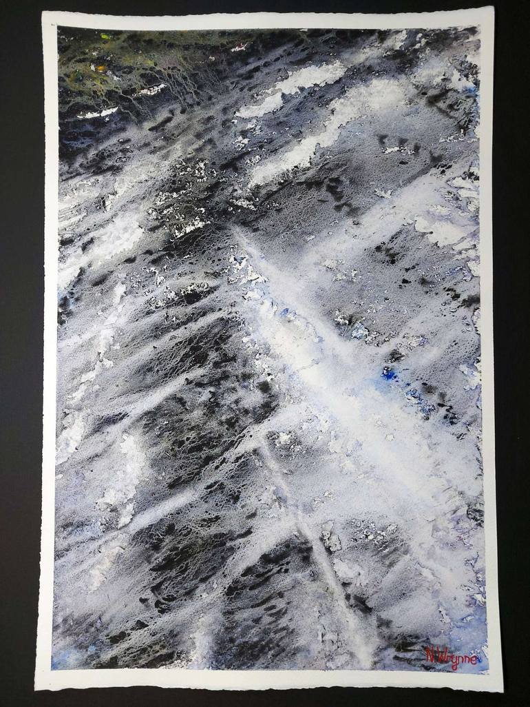 Original Abstract Water Painting by Neil Wrynne