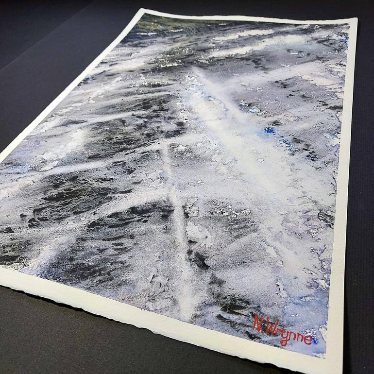Original Abstract Water Painting by Neil Wrynne
