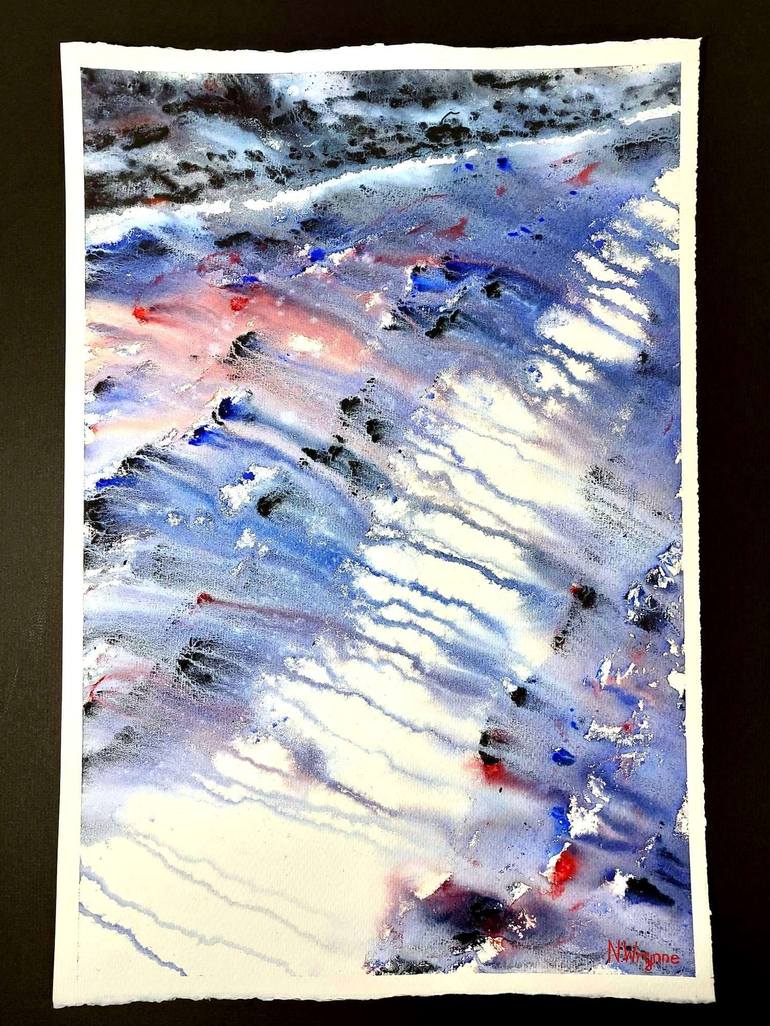 Original Abstract Expressionism Water Painting by Neil Wrynne