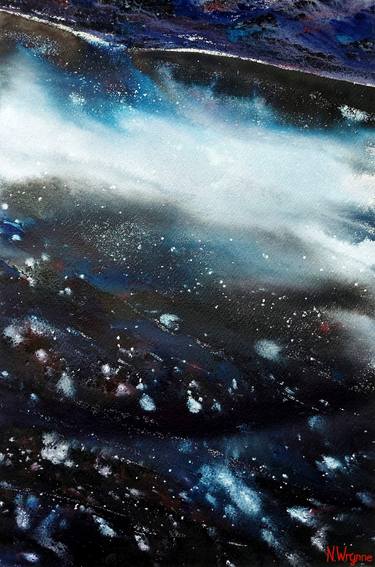 Original Abstract Outer Space Paintings by Neil Wrynne