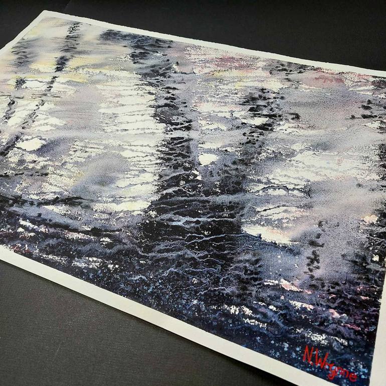 Original Abstract Landscape Painting by Neil Wrynne