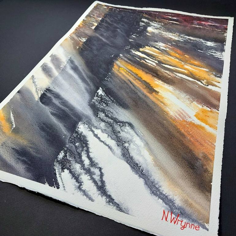 Original Abstract Landscape Painting by Neil Wrynne