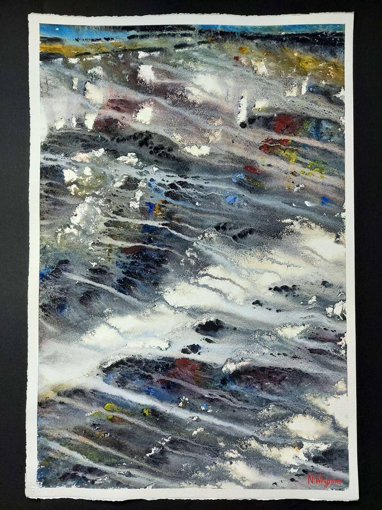 Original Abstract Expressionism Abstract Painting by Neil Wrynne