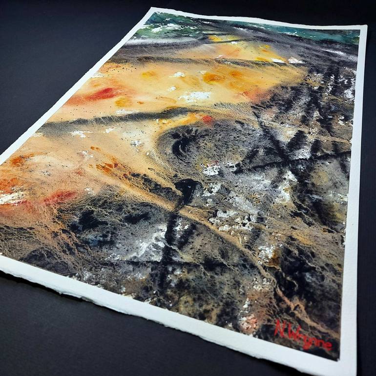 Original Abstract Landscape Painting by Neil Wrynne