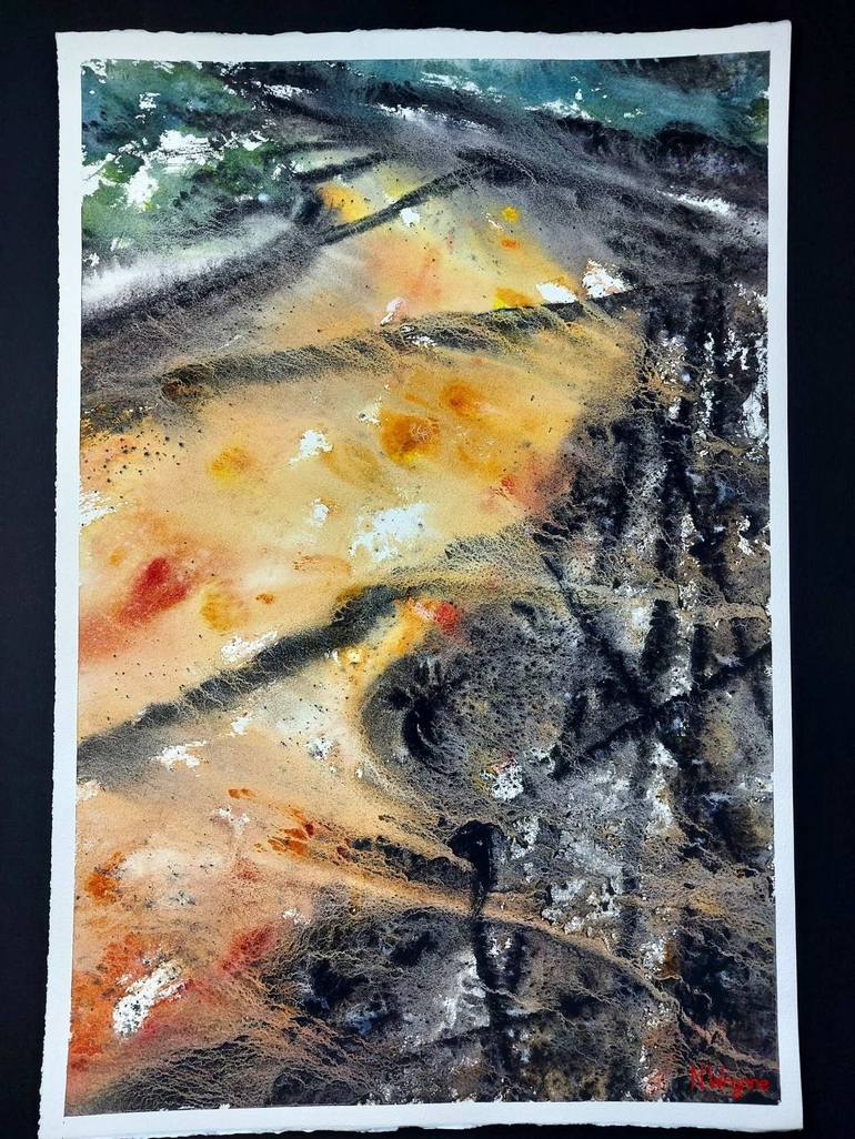 Original Abstract Landscape Painting by Neil Wrynne