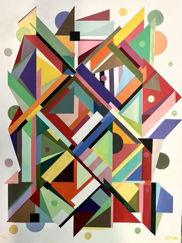 Original Abstract Paintings by Pedro Martinez Marin