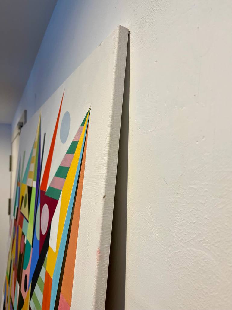 Original Abstract Expressionism Abstract Painting by Pedro Martinez Marin