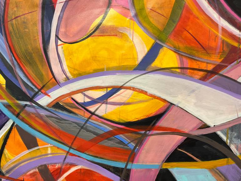 Original Abstract Expressionism Abstract Painting by Pedro Martinez Marin