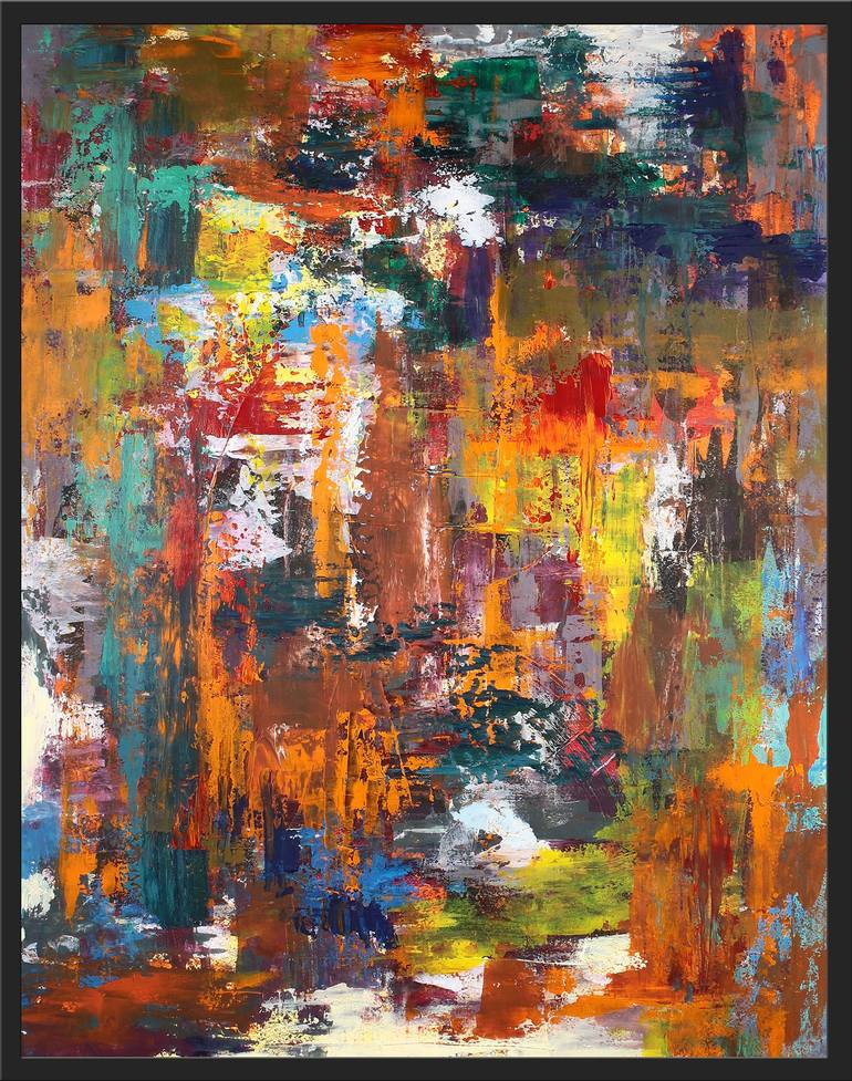 Original Abstract Painting by Peter Kilb