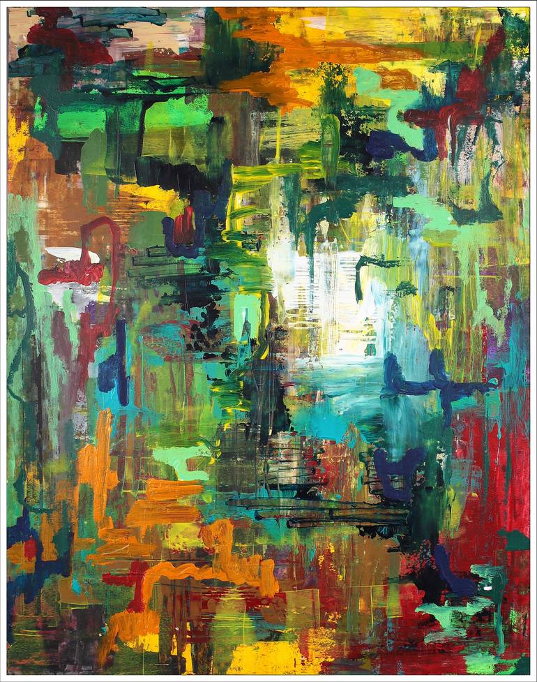 Original Abstract Painting by Peter Kilb