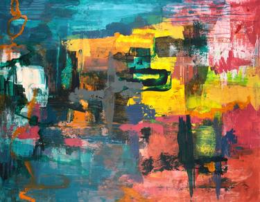 Original Abstract Expressionism Abstract Paintings by Peter Kilb