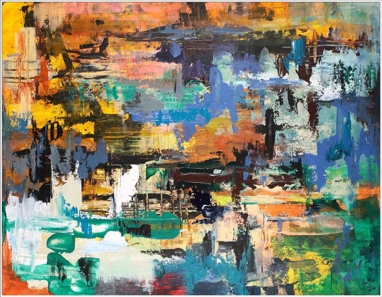 Original Contemporary Abstract Painting by Peter Kilb