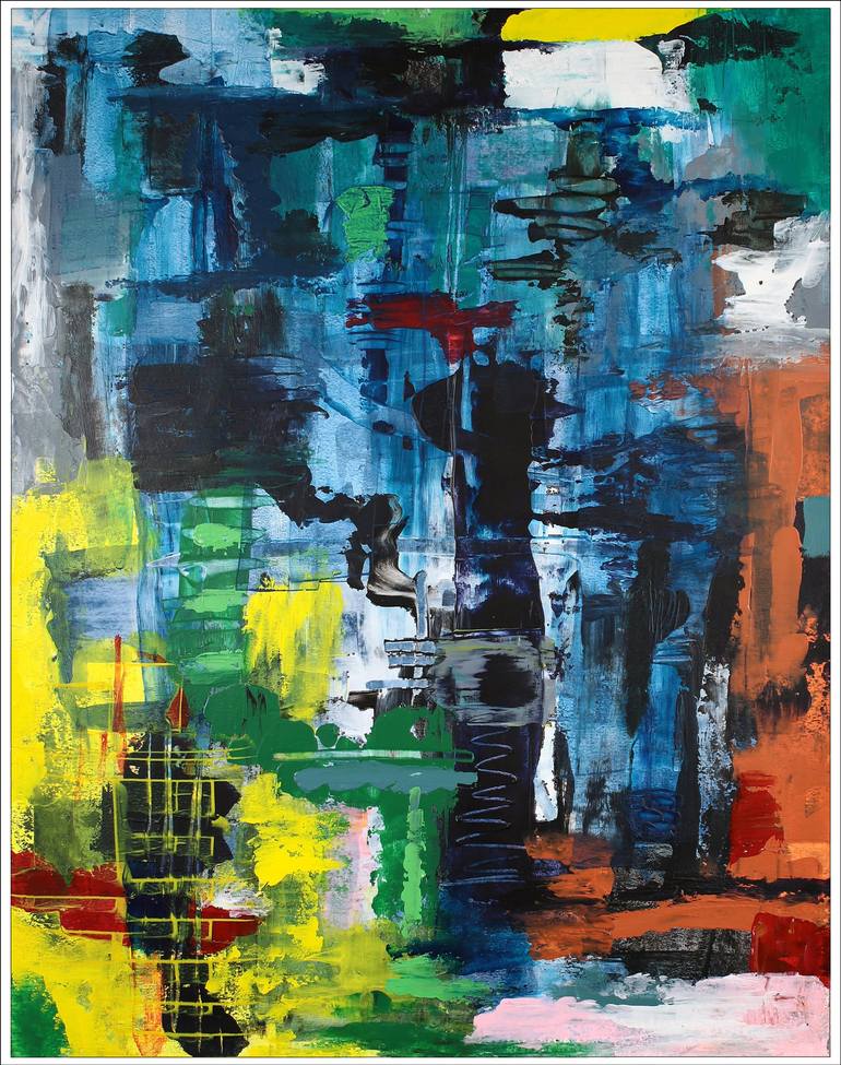 Original Contemporary Abstract Painting by Peter Kilb