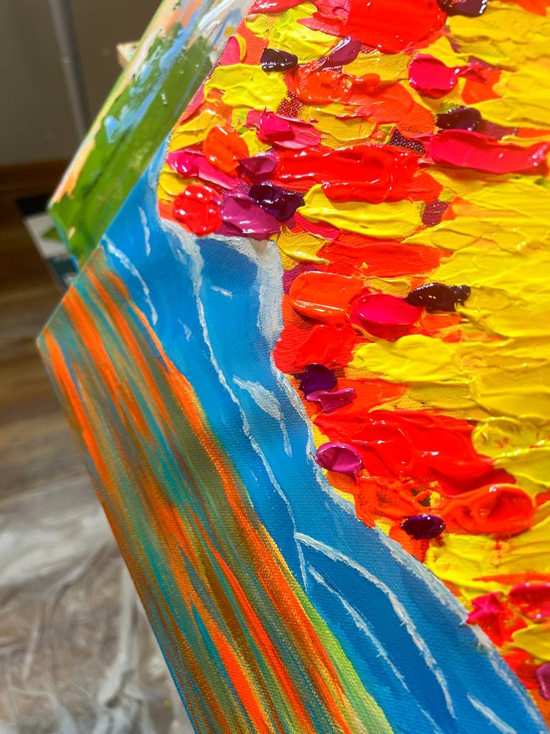 Original Abstract Expressionism Abstract Painting by Nicole Dohnal