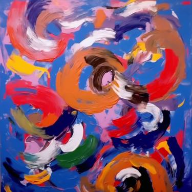 Original Contemporary Abstract Paintings by BEN FLARSKI