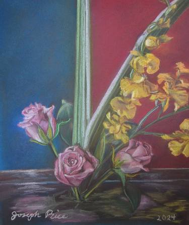 Original Realism Floral Drawings by Joseph Price