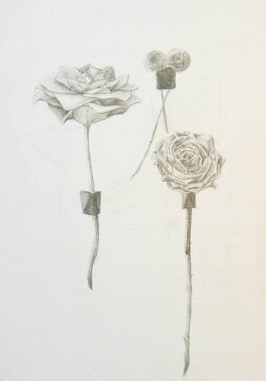 Print of Realism Floral Drawings by Joseph Price