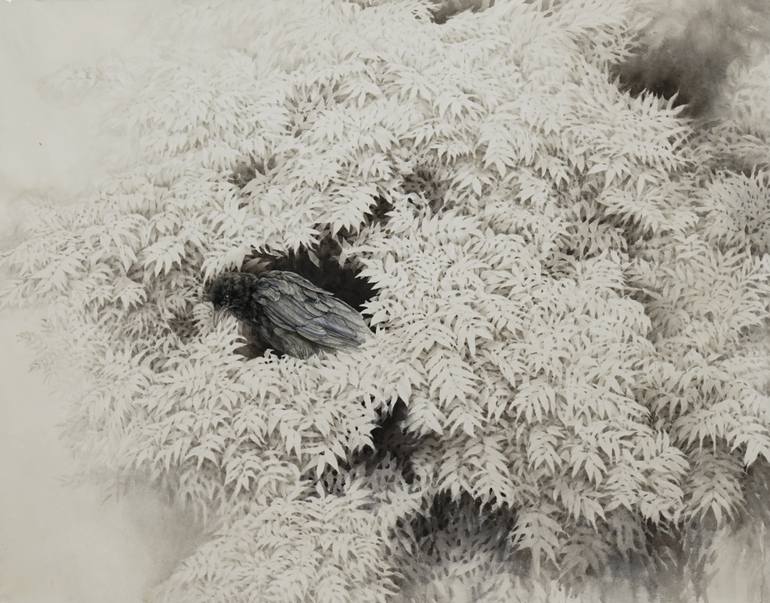 Original Expressionism Nature Painting by Hee Ra Kim