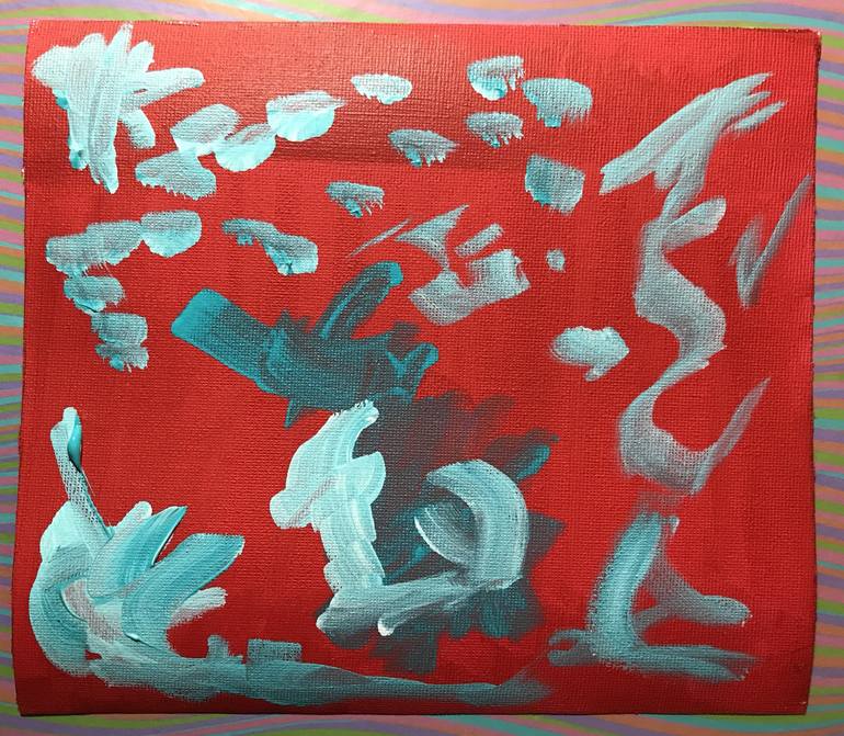 Original Abstract Expressionism Abstract Paintings by Jamie Scott