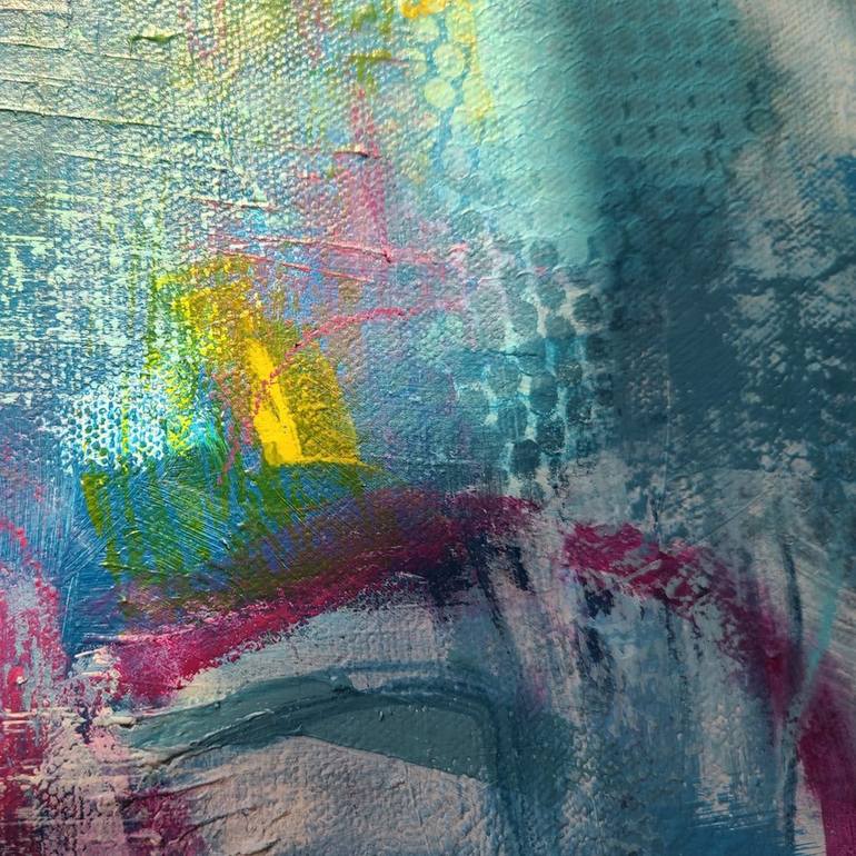 Original Abstract Mixed Media by Claudia Wiebe