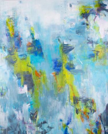 Original Abstract Mixed Media by Claudia Wiebe