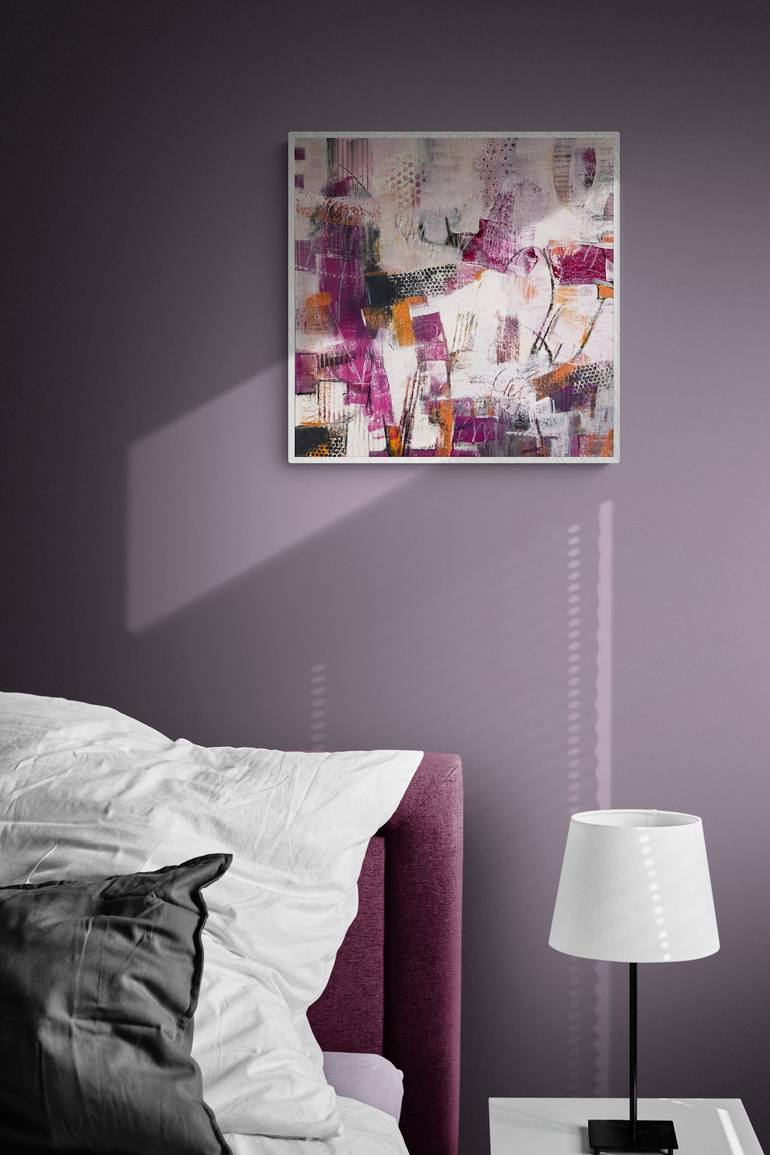 Original Abstract Mixed Media by Claudia Wiebe