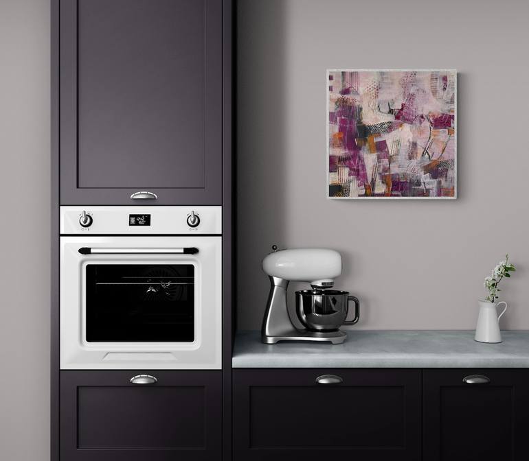 Original Abstract Mixed Media by Claudia Wiebe