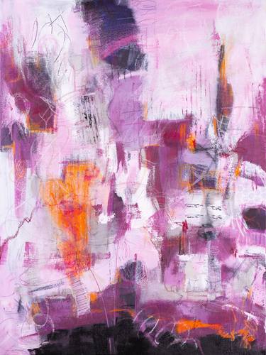 Original Abstract Mixed Media by Claudia Wiebe