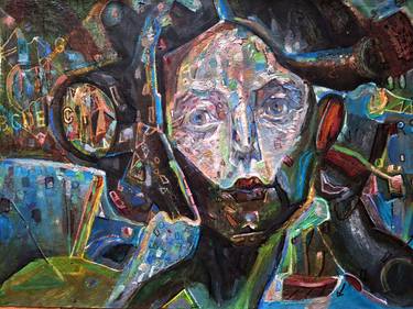 Original Expressionism Women Paintings by Volodymyr Topiy