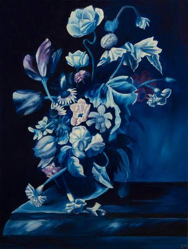 Original Impressionism Floral Paintings by Callie Moore