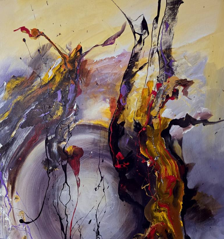 Original Abstract Painting by Voicu Oprea