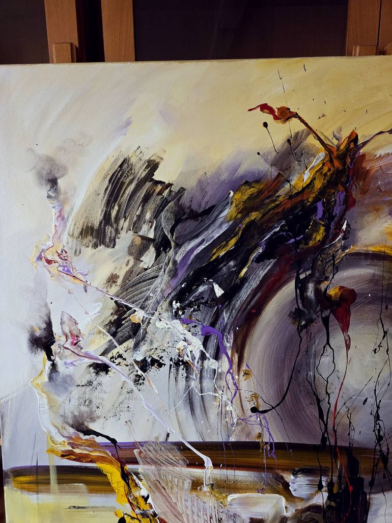 Original Abstract Painting by Voicu Oprea