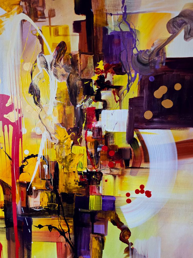 Original Abstract Painting by Voicu Oprea