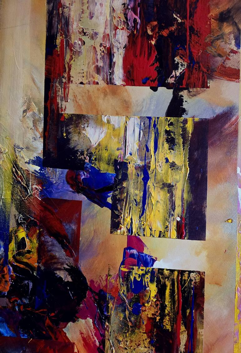 Original Abstract Painting by Voicu Oprea