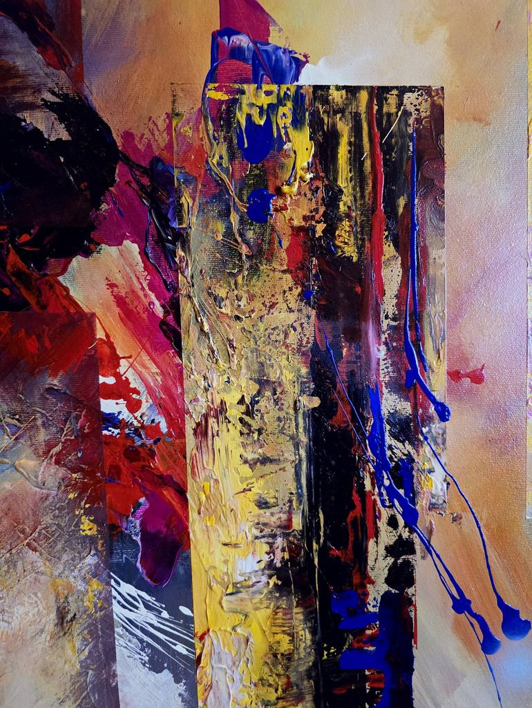 Original Abstract Painting by Voicu Oprea